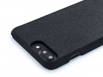Jack Wills Saffiano Case Zwart - iPhone 8+/7+/6+ Hoesje