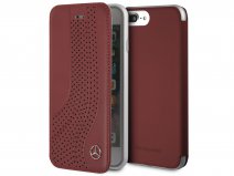 Mercedes-Benz Curve Folio Rood Leer - iPhone 8+/7+/6+ hoesje