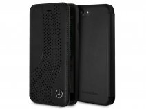 Mercedes-Benz Curve Folio Zwart Leer - iPhone 8+/7+/6+ hoesje