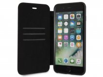 Mercedes-Benz Curve Folio Zwart Leer - iPhone 8+/7+/6+ hoesje