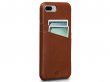 Sena Leather SnapOn Wallet Cognac Leer - iPhone 8+/7+ hoesje