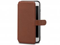 Sena Classic WalletBook Tan - Leren iPhone 8+/7+ hoesje