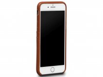 Sena Leather SnapOn Wallet Cognac Leer - iPhone 8+/7+ hoesje