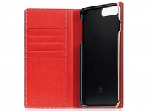 SLG Design D6 Minerva Bookcase Rood - iPhone 8 Plus/7 Plus hoesje