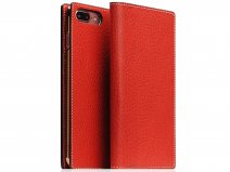 SLG Design D6 Minerva Bookcase Rood - iPhone 8 Plus/7 Plus hoesje