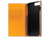 SLG Design D6 Minerva Bookcase Tan - iPhone 8 Plus/7 Plus hoesje