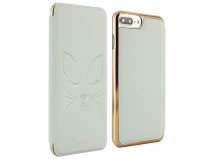 Ted Baker Cat Folio Case - iPhone 8+/7+/6+ Hoesje
