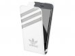 adidas Flip Case Wit/Zilver - iPhone SE/5s/5 hoesje