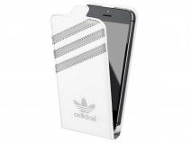 adidas Flip Case Wit/Zilver - iPhone SE/5s/5 hoesje