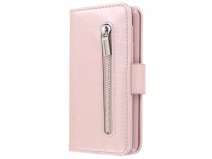 Zipper Wallet Case Rosé - iPhone SE / 5s / 5 hoesje