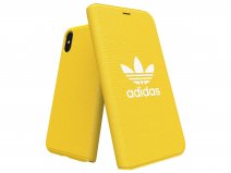 adidas ADICOLOR Booklet Geel - iPhone X/Xs Hoesje