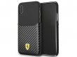 Ferrari Carbon Card Case - iPhone X hoesje
