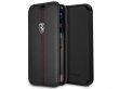Ferrari Heritage Stitch Book Zwart - iPhone X/Xs hoesje