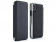 Greenwich Horo Folio Beluga/Gunmetal - Leren iPhone X/Xs hoesje