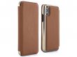 Greenwich Horo Saddle/Gold - Leren iPhone X hoesje