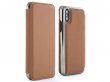 Greenwich Horo Saddle/Gunmetal - Leren iPhone X hoesje