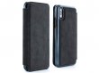 Greenwich Walker Black - Alcantara iPhone X/Xs hoesje
