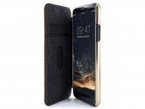 Greenwich Blake Folio Saddle/Gold - Leren iPhone X/Xs hoesje