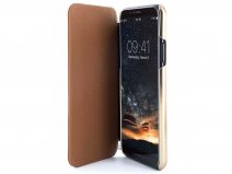 Greenwich Horo Folio Saddle/Gold - Leren iPhone X/Xs hoesje
