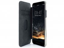 Greenwich Walker Gunmetal - Alcantara iPhone X/Xs hoesje