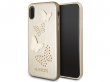 Guess Butterfly Studs Soft Case Goud - iPhone X hoesje
