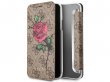 Guess Monogram Rose Book Bruin - iPhone 8/7/6 hoesje