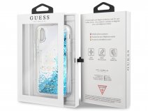 Guess All I Do Is Shine Case Blauw - iPhone X/Xs hoesje