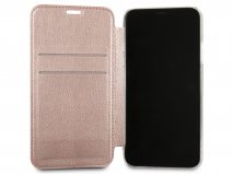 Guess Butterfly Studs Bookcase Rosé - iPhone X/Xs hoesje