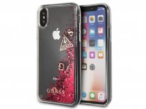 Guess Floating Logo Case Roze - iPhone X/Xs hoesje