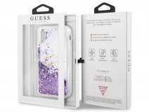 Guess Glitter Party Case Paars - iPhone X/Xs hoesje