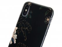 Karen Millen Leaping Tiger Skin - iPhone X/Xs Hoesje