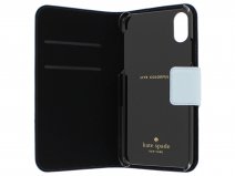 Kate Spade Leather Wrap Folio Blauw - iPhone X/Xs Hoesje
