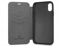 Maserati Leather Bookcase - iPhone X/Xs Hoesje Leer