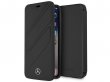 Mercedes-Benz Organic Folio Zwart - iPhone X/Xs Hoesje
