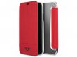 Mini Cooper Stitched Bookcase Rood - iPhone X/Xs hoesje