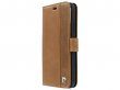 Pierre Cardin Bookcase Bruin - Leren iPhone X/Xs hoesje