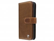 Pierre Cardin Wallet Case Bruin - Leren iPhone X/Xs hoesje