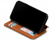 Sena Bence Wallet Book Case Bruin - iPhone X/Xs hoesje