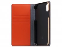 SLG Design D5 CSL Case Orange - Leren iPhone X/Xs hoesje