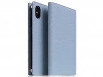 SLG Design D8 Folio Powder Leer - iPhone X/Xs hoesje