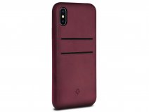 Twelve South Relaxed Leather Marsala - iPhone X/Xs hoesje