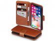 CaseBoutique Leather Bookcase Cognac - iPhone X/Xs hoesje leer