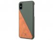 Woodcessories EcoSplit Groen - Houten iPhone X/Xs hoesje