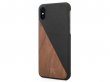 Woodcessories EcoSplit Zwart - Houten iPhone X/Xs hoesje