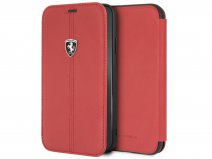 Ferrari Heritage Book Rood Leer - iPhone XR hoesje