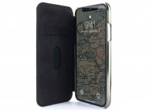 Greenwich Walker Folio - Alcantara iPhone XR hoesje