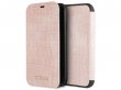 Guess Croco Folio Bookcase Roze - iPhone XR hoesje