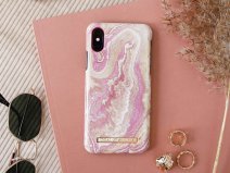 iDeal of Sweden Case Golden Blush Marble - iPhone XR hoesje
