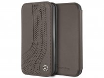 Mercedes-Benz Curve Folio Bruin - iPhone XR Hoesje Leer