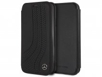 Mercedes-Benz Curve Folio Zwart - iPhone XR Hoesje Leer